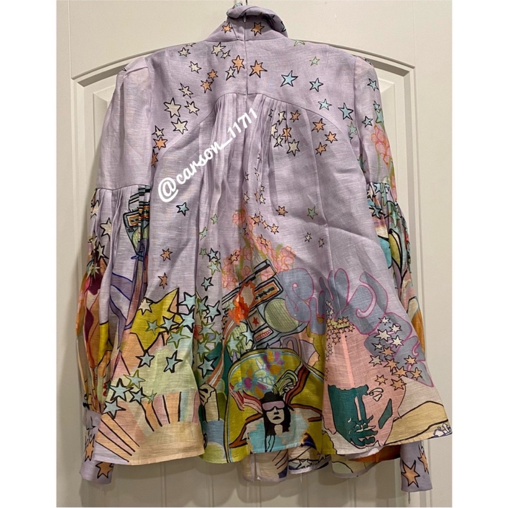 Zimmermann Concert Tie Neck Blouse - Picture 12 of 13